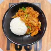 Kong Po Chicken on Rice